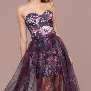 Bebe Organza Scuba Dress NWT